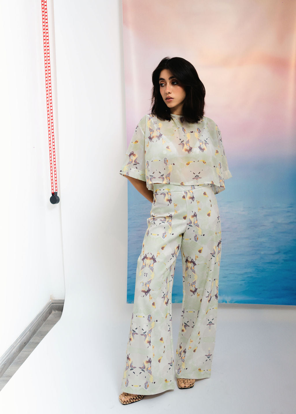 Camellia Palazzo Pant