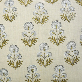 Stylish Hand Block Print Pure Linen Frill Pillow Cover - Rishi