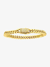 Miami Cuban Chain Bracelet 18Kt Gold IP