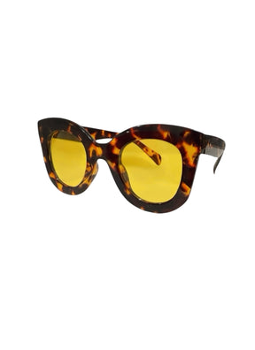 Tortoise yellow 47mm sunglasses