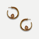 Knot Hoop Earrings