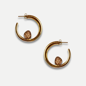 Knot Hoop Earrings