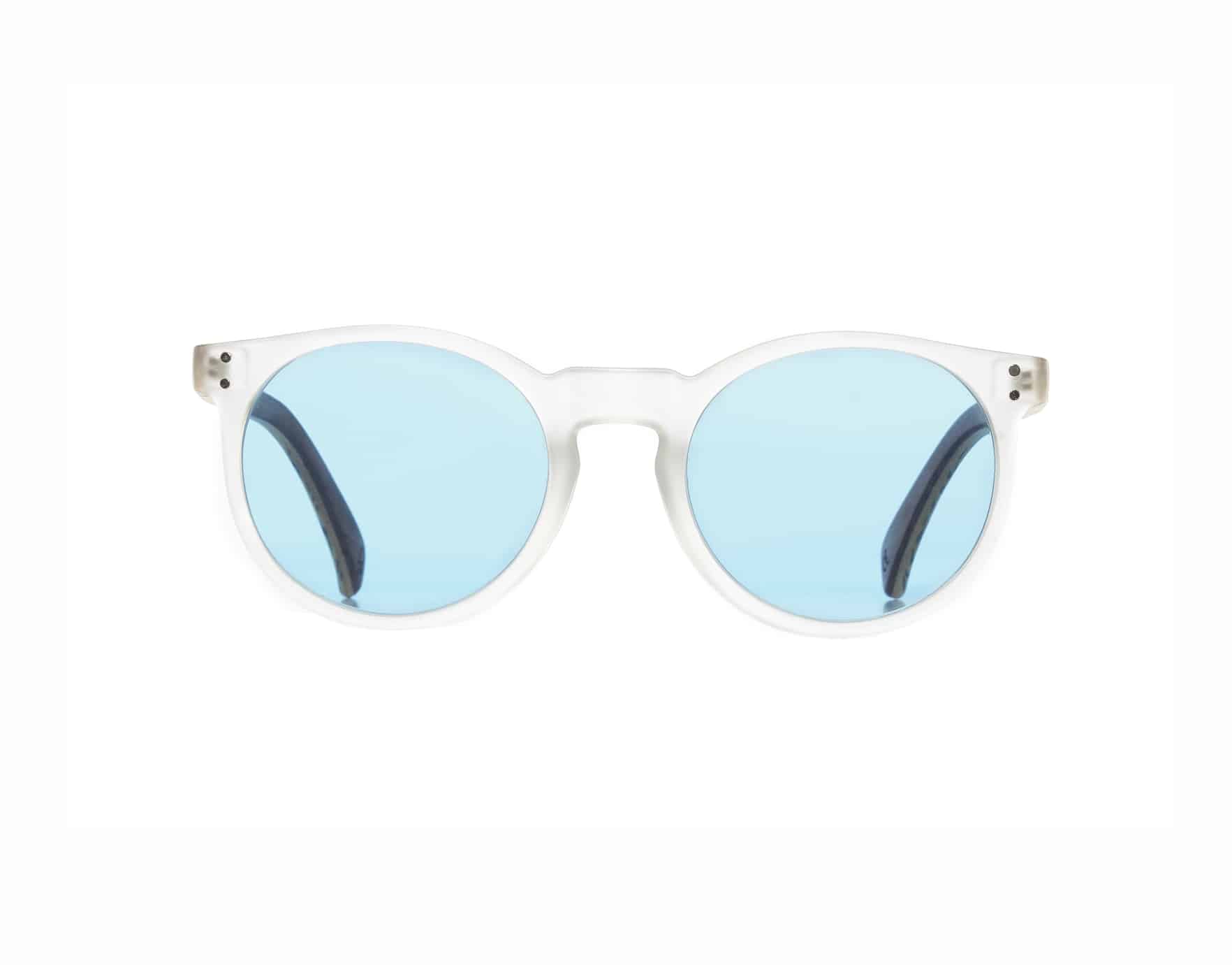 Aqua Wooden Sunglasses