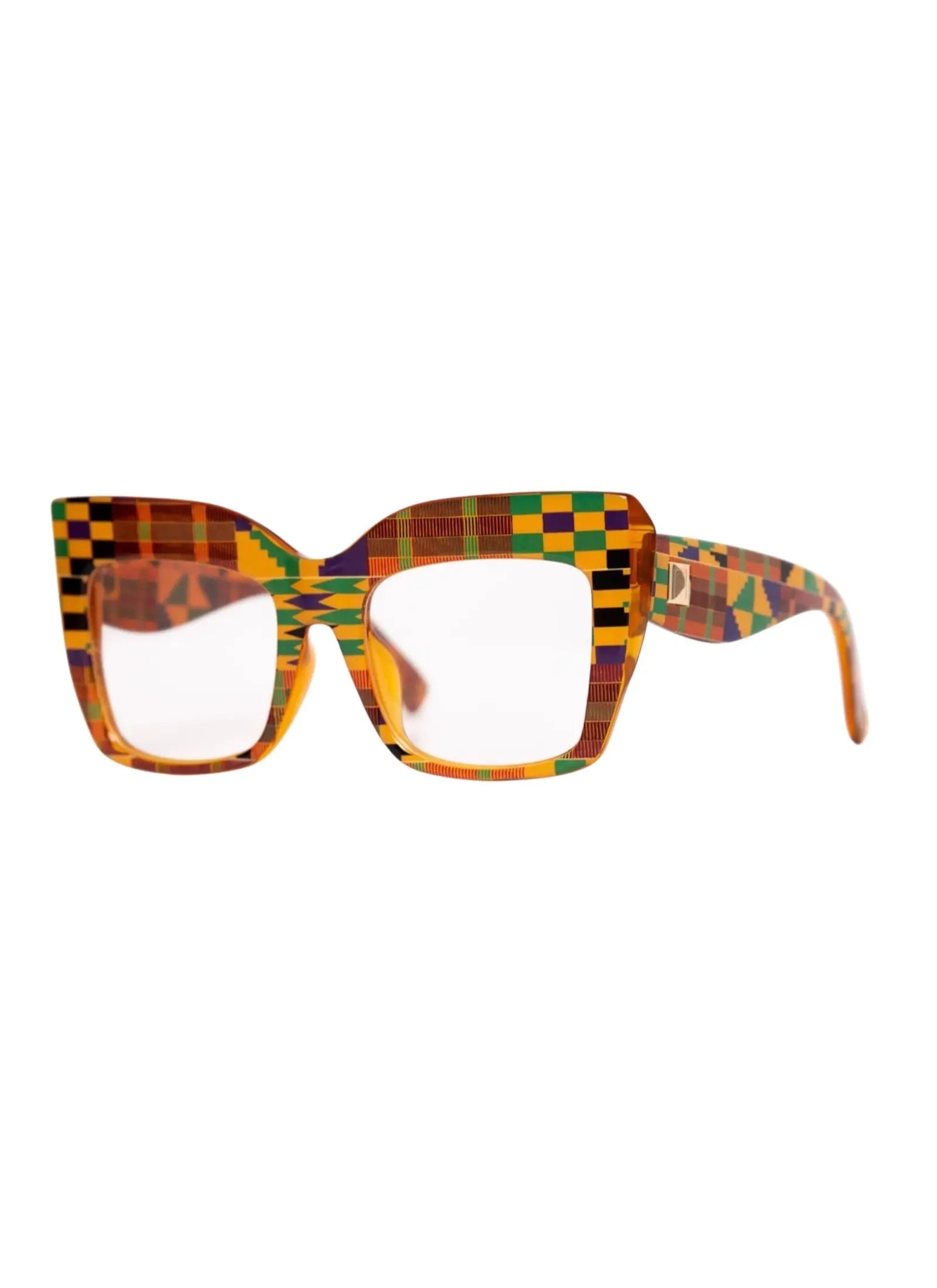 KA Kente Oversized Cateye Eyeglasses