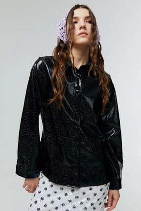 NOIR CROC STATMENT SHIRT