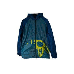 Sustainable Windbreaker Jacket Blue
