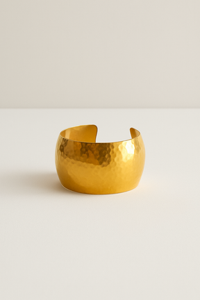 Golden Artisan Cuff, Silvia