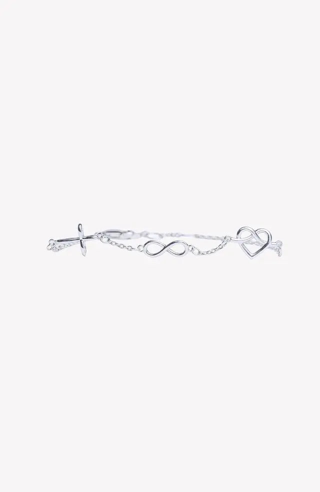 Faith, Hope, Love Bracelet
