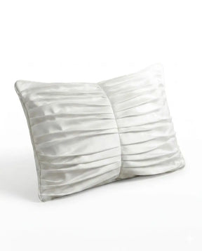 Pleated Cotton Suede Pillow