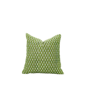 Floral Hand Made Unique Block Print Boho Pure Linen Pillow Cover- Tarangini