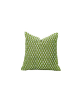 Floral Hand Made Unique Block Print Boho Pure Linen Pillow Cover- Tarangini
