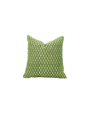 Floral Hand Made Unique Block Print Boho Pure Linen Pillow Cover- Tarangini