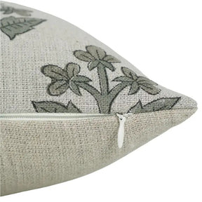 Traditional Block Print Boho Thick Linen Pillow Cover- Chahat