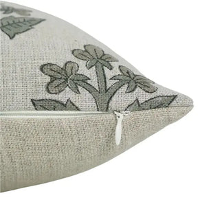 Traditional Block Print Boho Thick Linen Pillow Cover- Chahat
