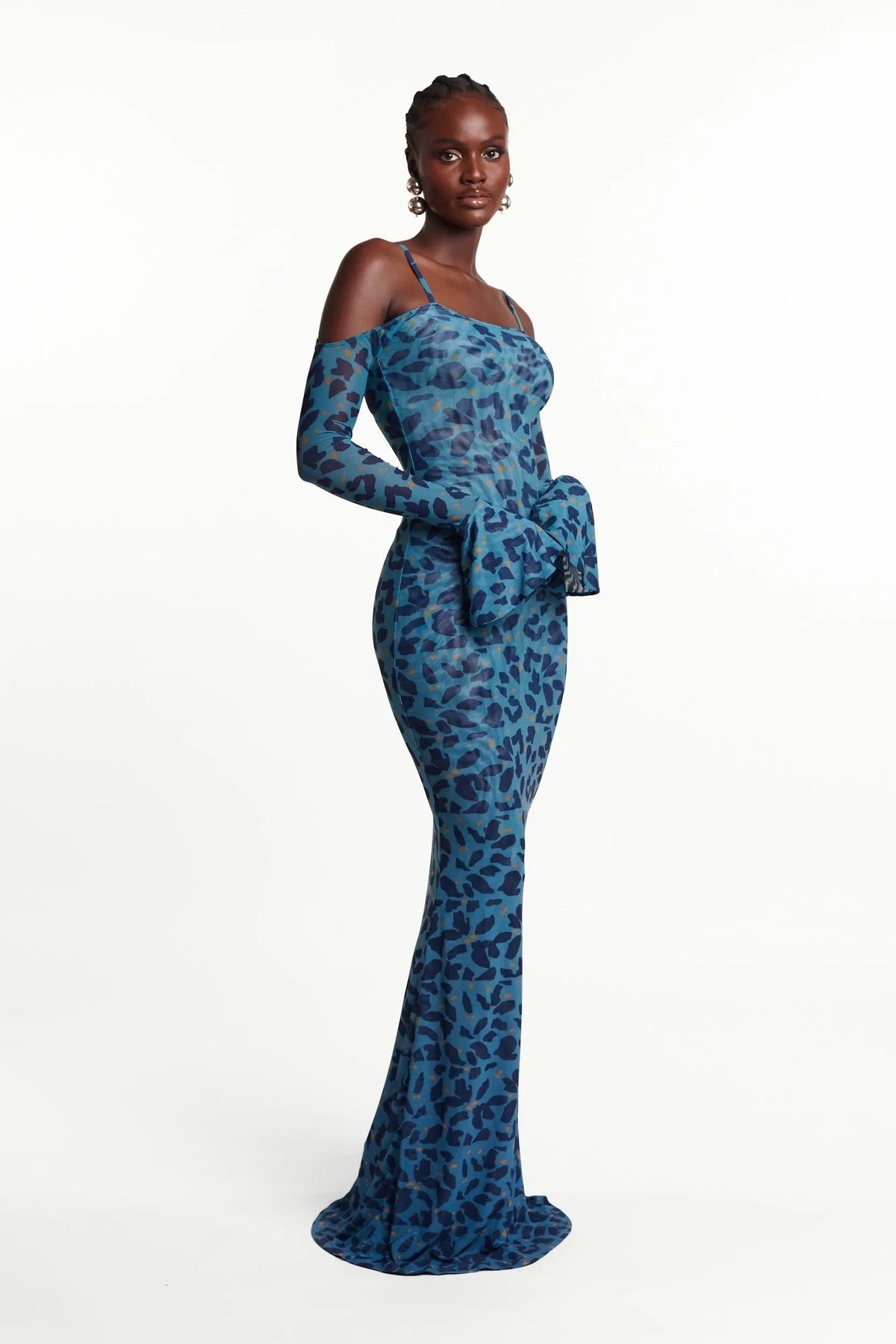 AZI Off shoulder Maxi Dress