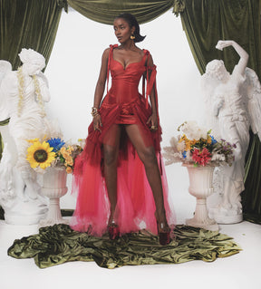 THE ONYX OMBRÉ DRESS