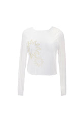 CRYSTAL SHORE CARLOTA MESH SWEATER 9536