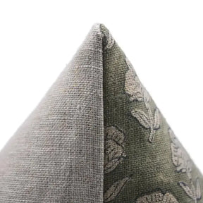 Indian  Block Design Print Thick Linen Pillow Cover- Rohini