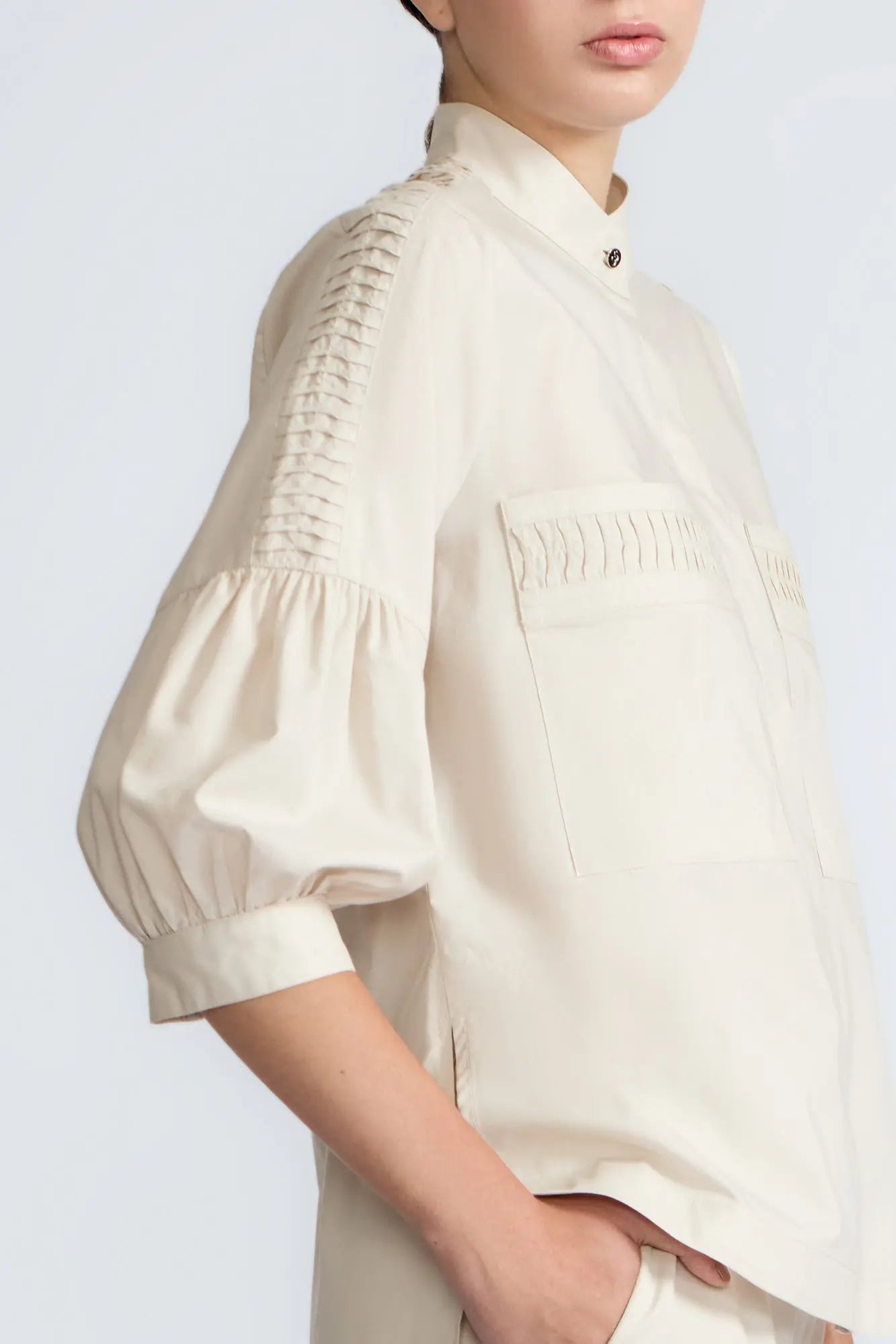 Magali Pima Cotton Blouse