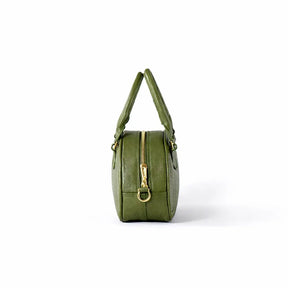 Ameline Sculptural Italian Leather Top Handle