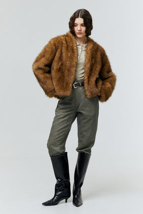 CAMILLE FAUX FUR JACKET