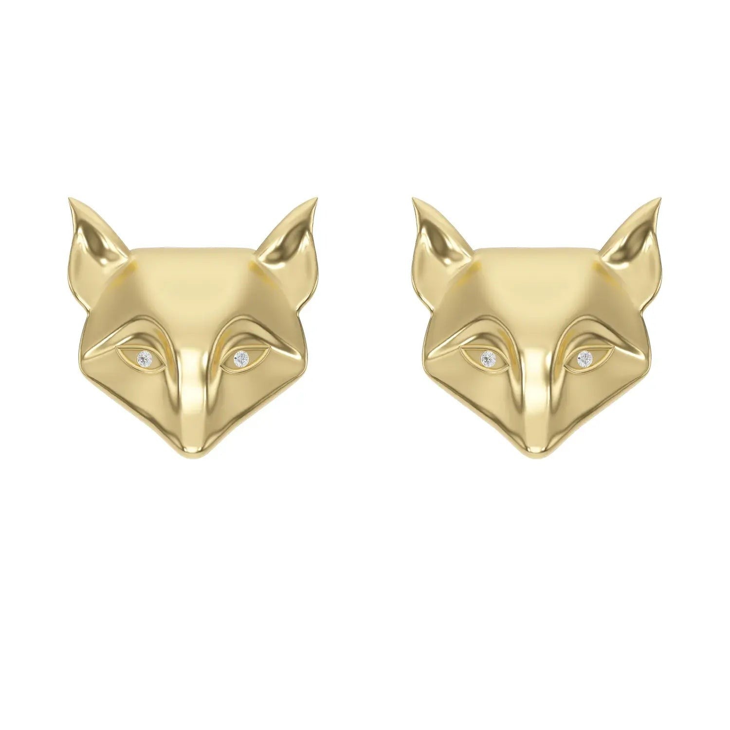 DESERI FOX Stud Earrings