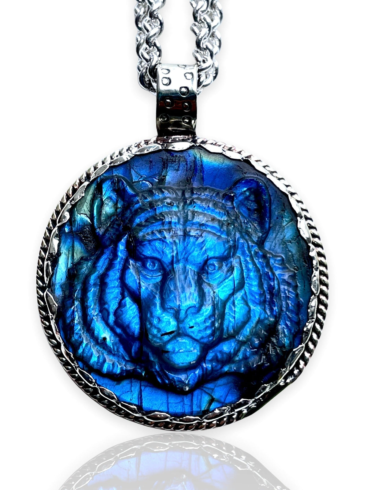 Year of the Tiger Labradorite Amulet