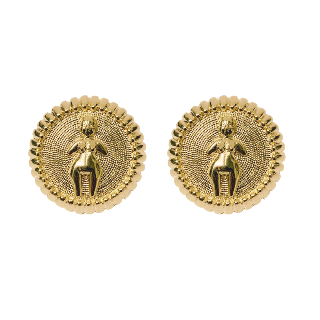 Venus coin Studs