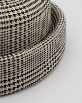 London Pillbox Hat - Glen Plaid
