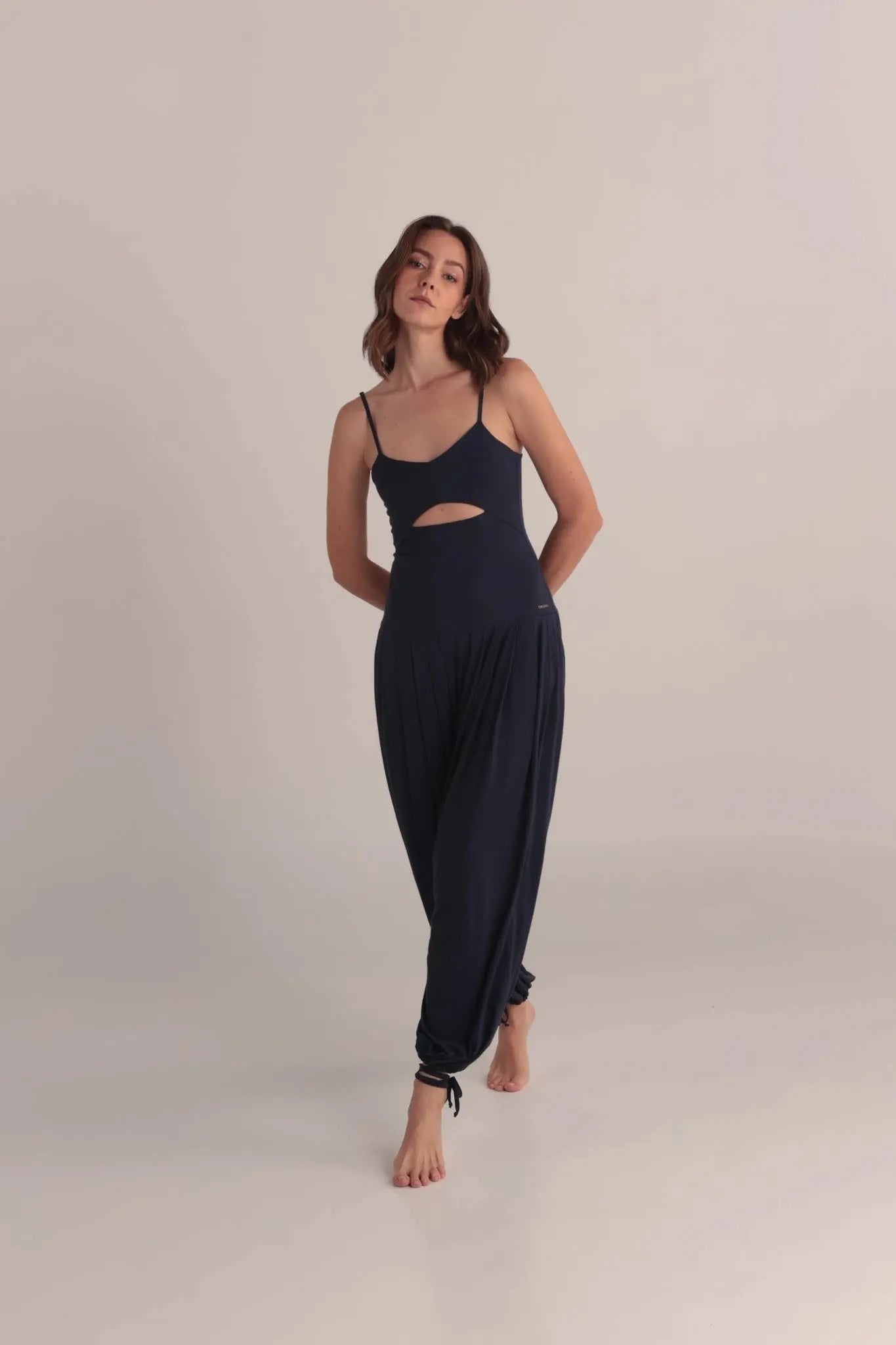 Solar Jumpsuit Soft Rayon Yoga Lounge