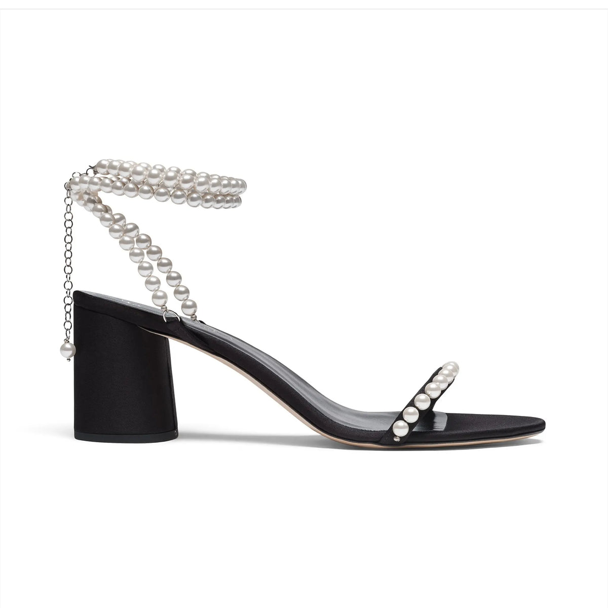 Lady Antoinette 60 Pearl Block Heel Sandal