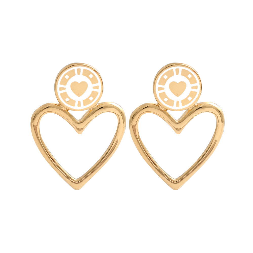 Jackpot Earrings white