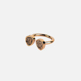 INFINITY GOLD/GREEN RING