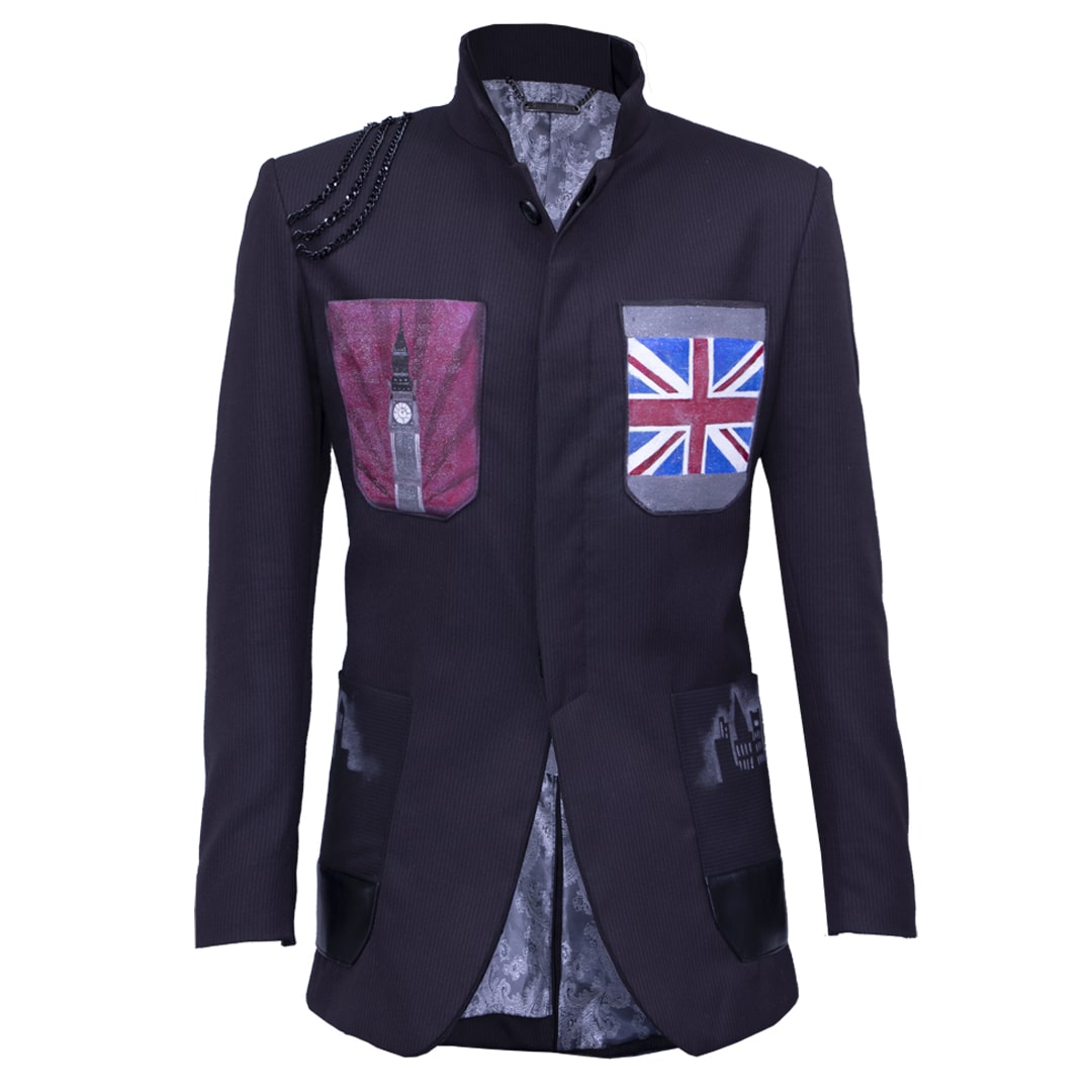 Hand-painted blazer