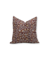 Traditional Hand Block Printed Pure Linen Cushion Cover - Himachal