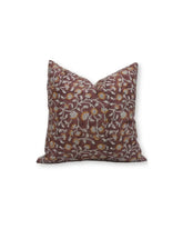 Traditional Hand Block Printed Pure Linen Cushion Cover - Himachal