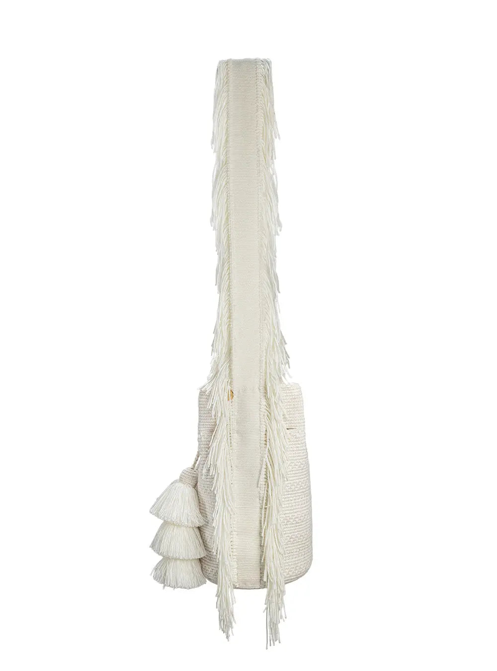 Mochila Wayuu Kamsa Pearl Fringe