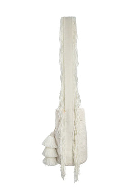 Mochila Wayuu Kamsa Pearl Fringe