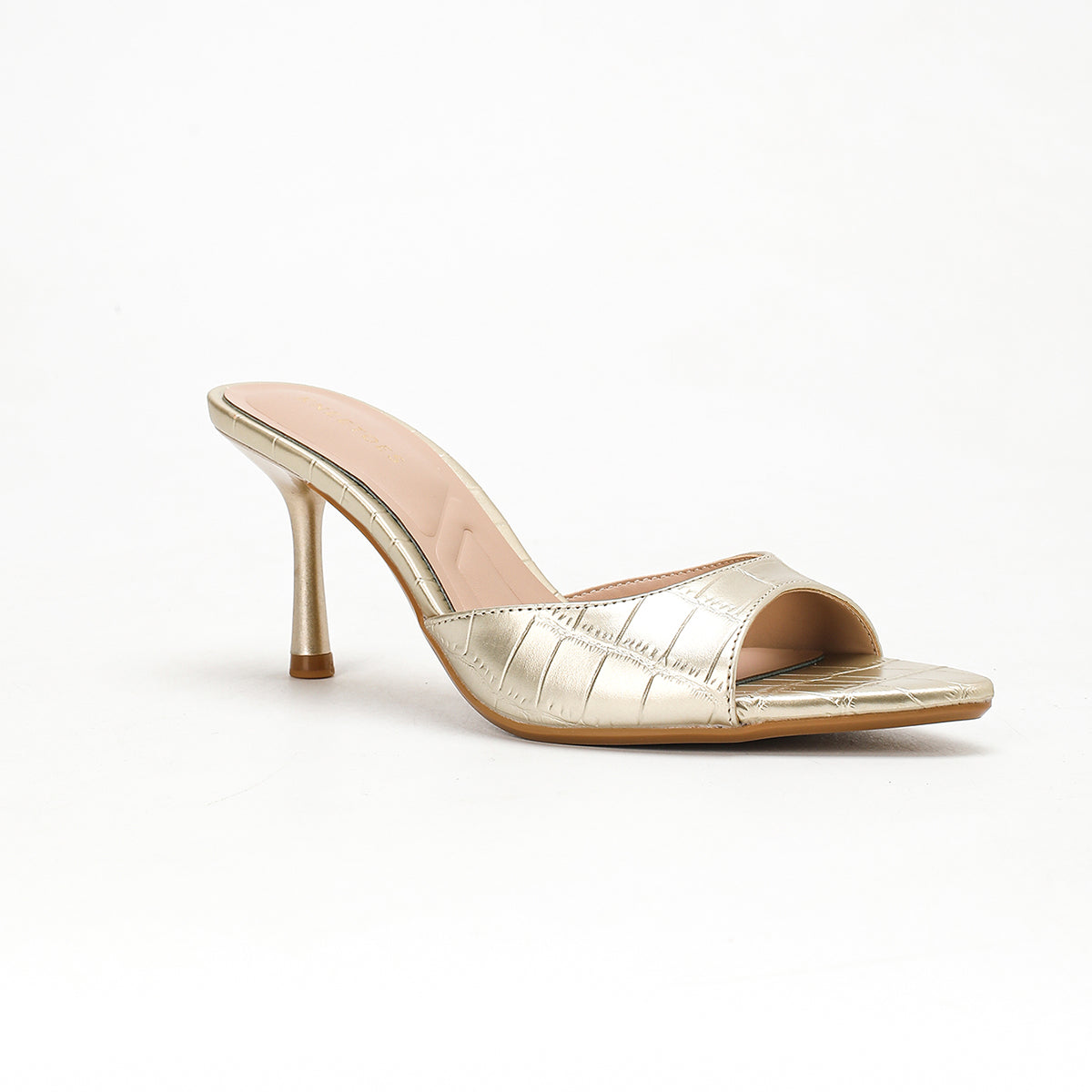 Orlina - Gold Kitten Heels