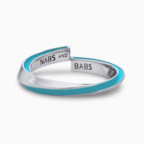 Lilo Color Top Ring - Silver