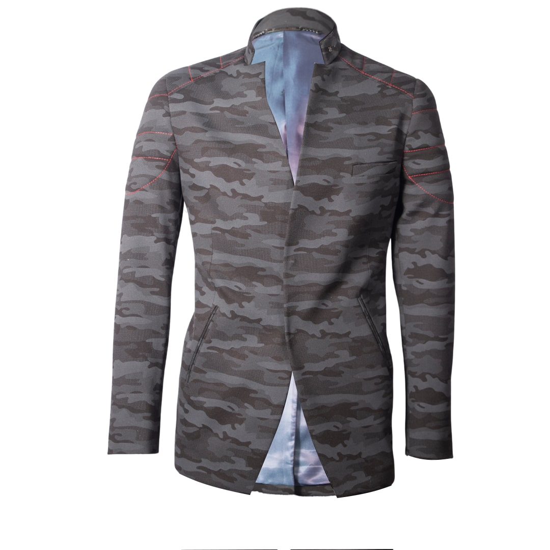Camouflage blazer
