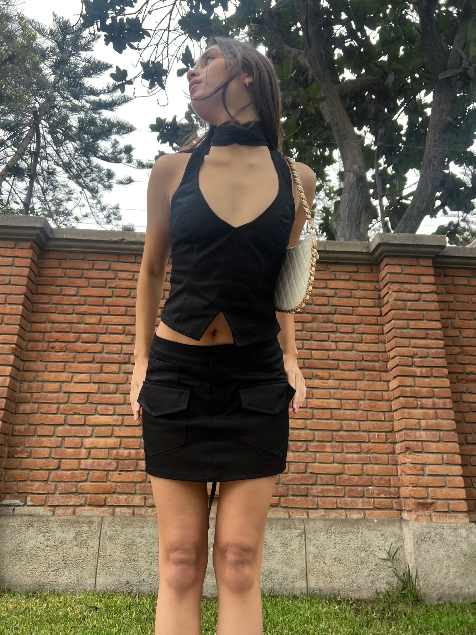 SAPPHIRE SKIRT – BLACK