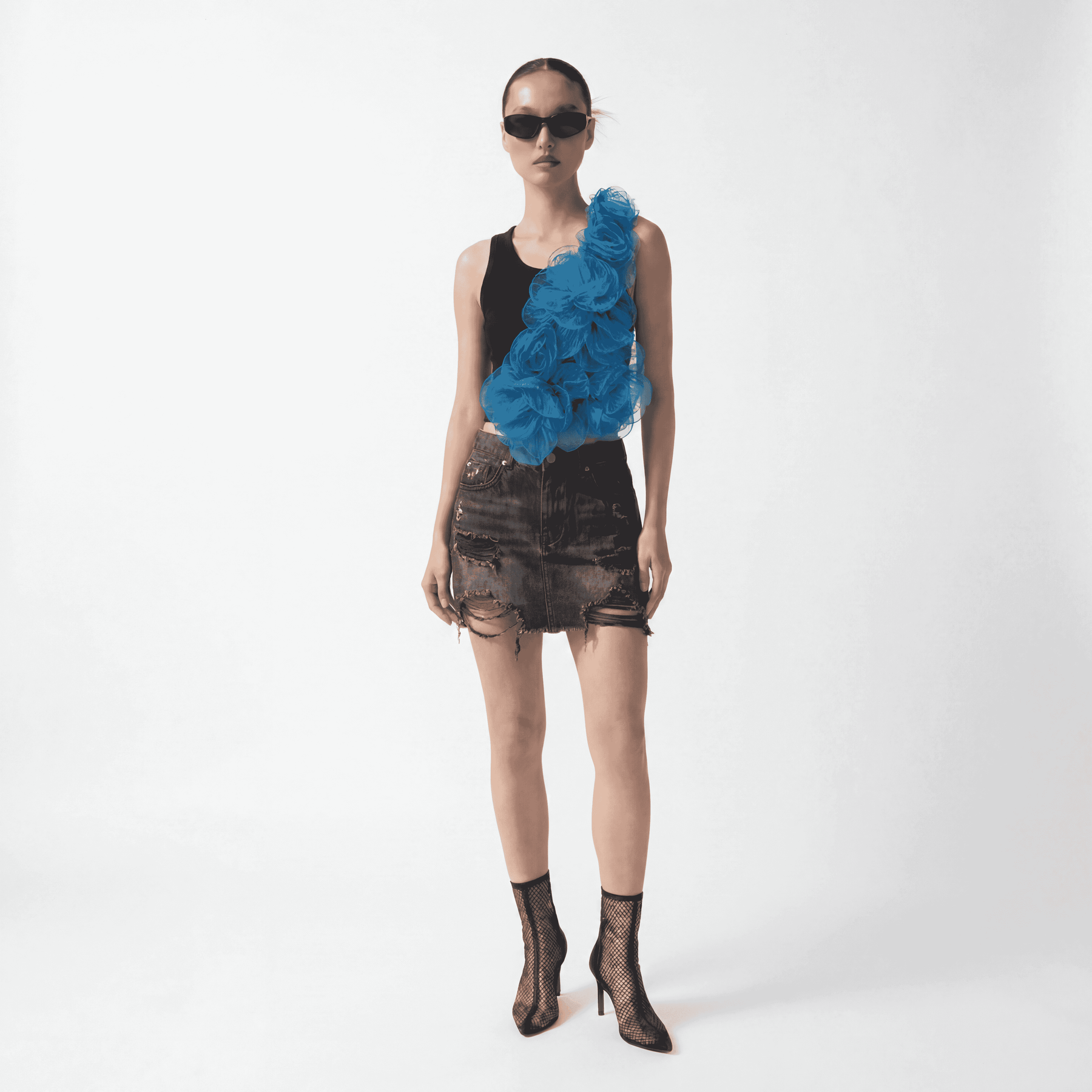 Floral Applique Tank Top
