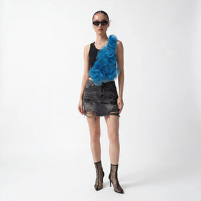 Floral Applique Tank Top