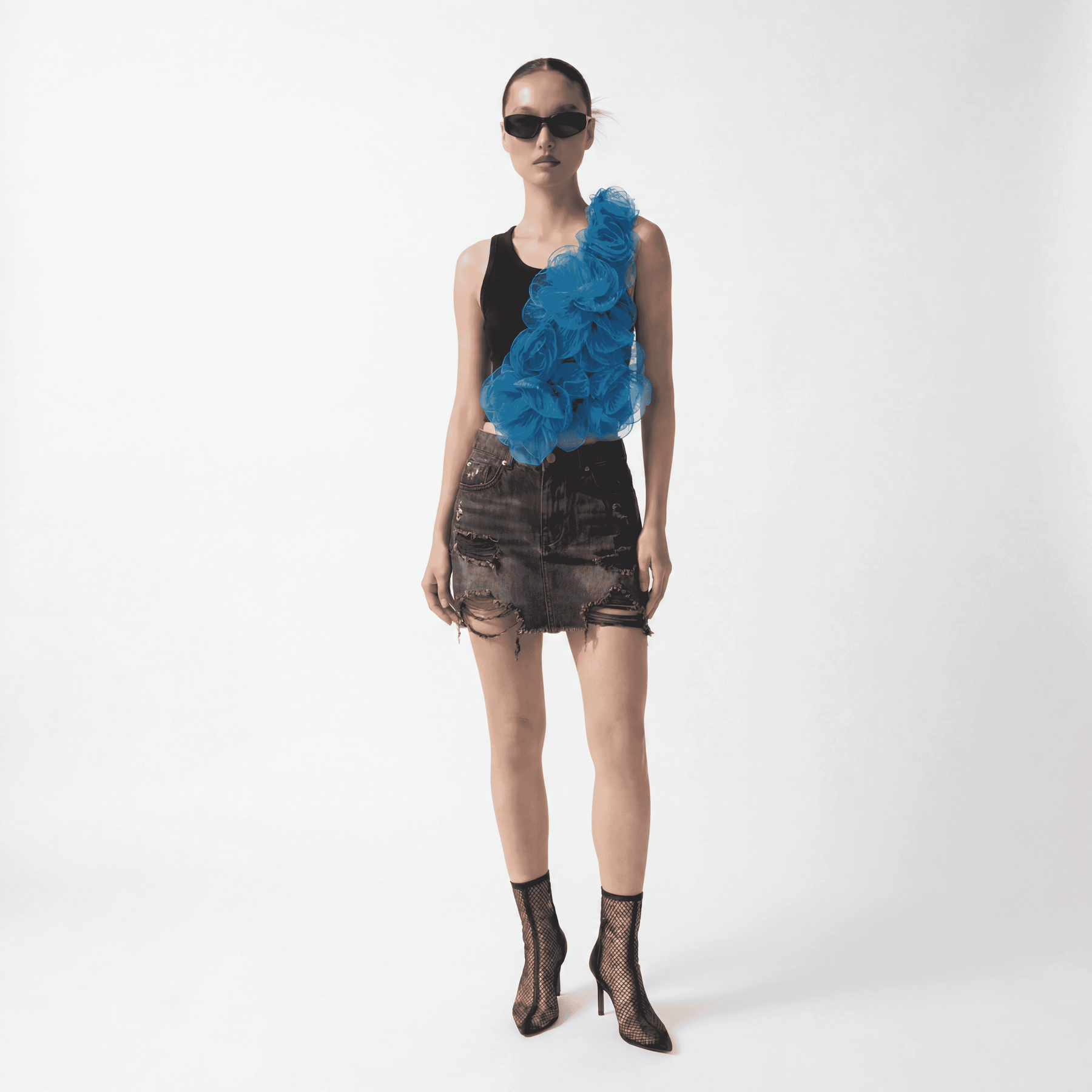 Floral Applique Tank Top