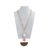 Arc Necklace (Brown)
