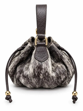 Lunaire Sauvage Hair-On Leather Crossbody Bag