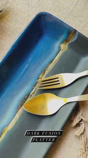 Dark Fusion Rectangular Platter