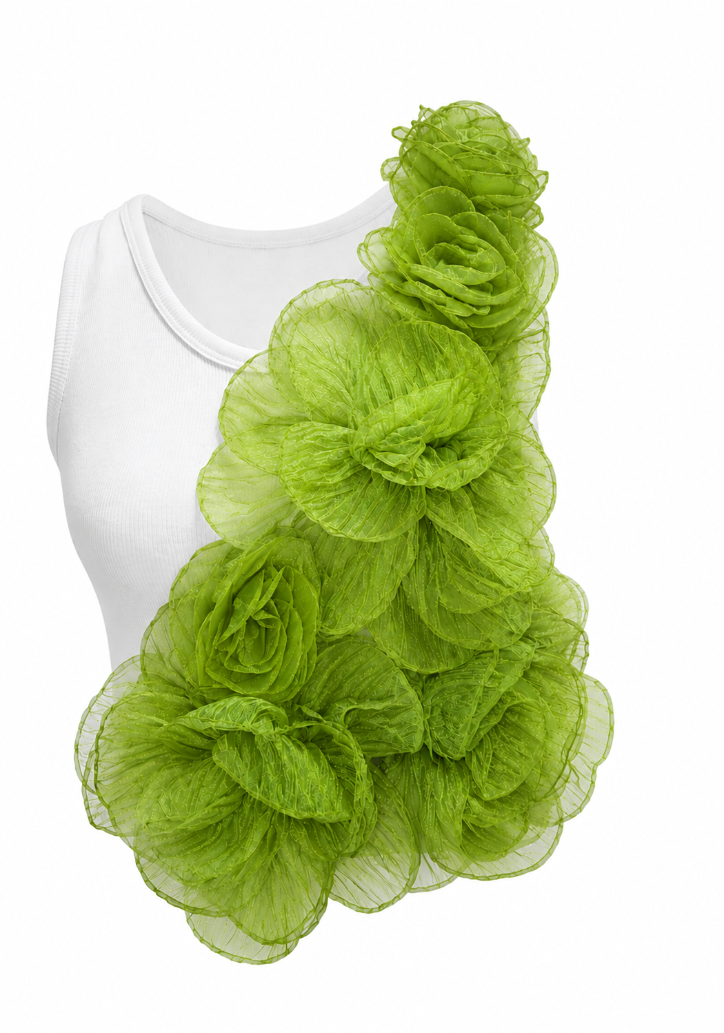 Floral Applique Tank Top