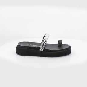 Chic Eco-Friendly Black Platforms Comfy